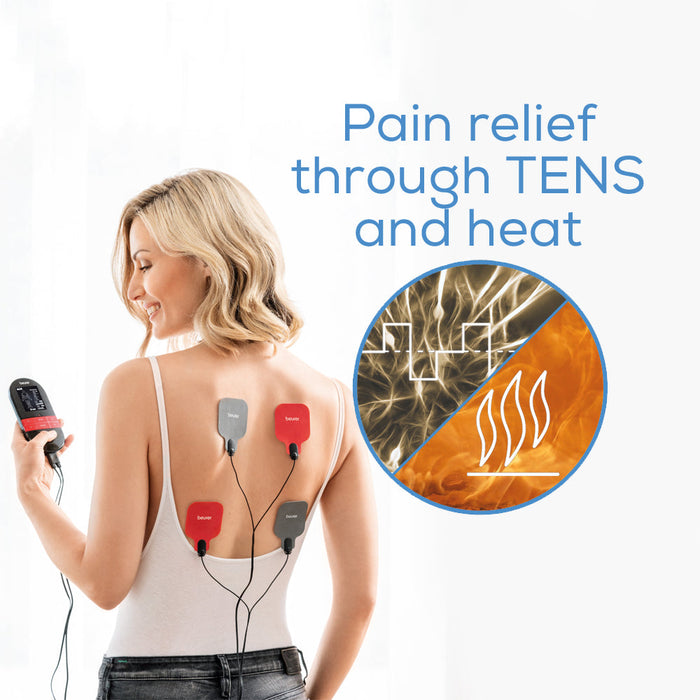 Beurer EM 59 Digital TENS/EMS Device With Heat Function - Pain Therapy & Muscle Stimulation