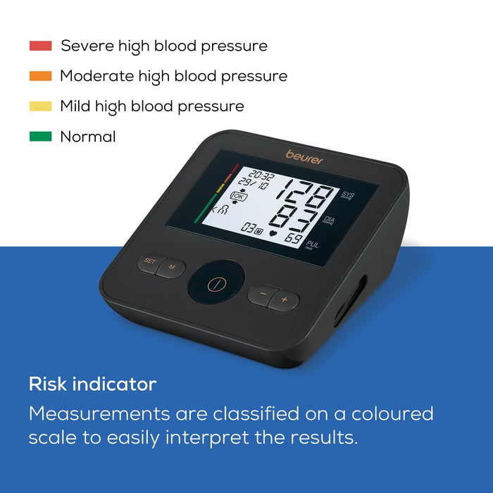 Beurer Germany BM 27 Blood Pressure Monitor with Arrhythmia Detection - Limited Black & Bronze Edition