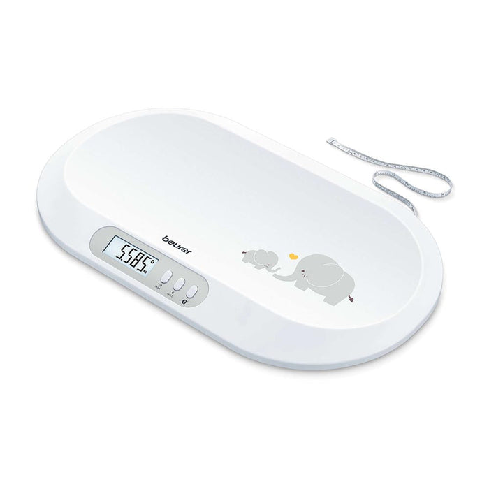 Beurer Bluetooth Baby Scale BY 90 with Integrated Tape Measure