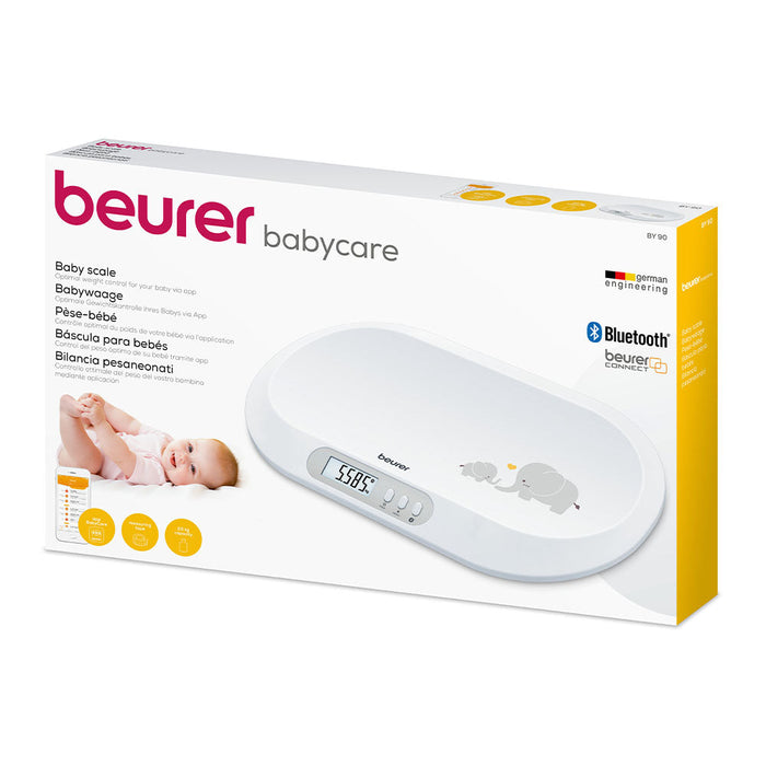 Beurer Bluetooth Baby Scale BY 90 with Integrated Tape Measure