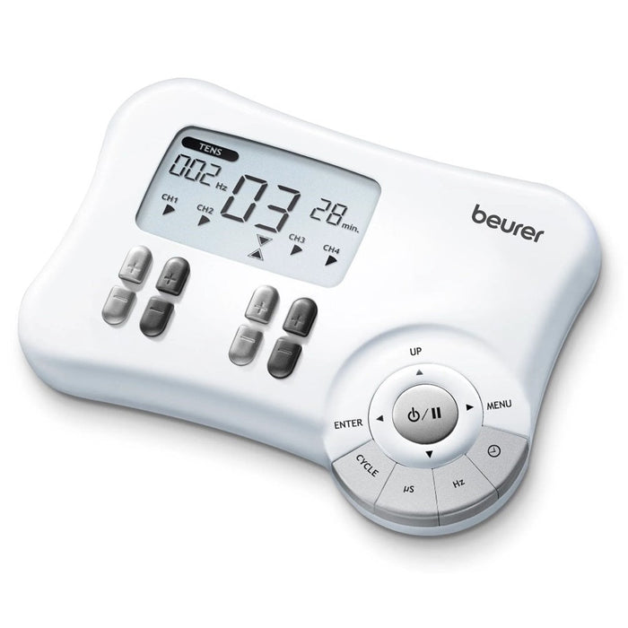 Beurer Germany EM 80 Digital TENS / EMS Device: 3-in-1 Pain Therapy, Muscle Stimulation & Massage