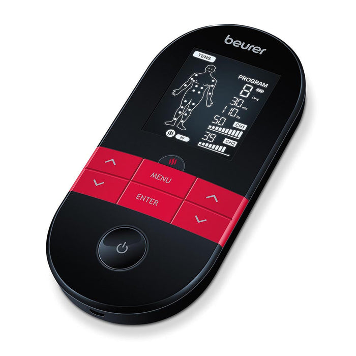 Beurer EM 59 Digital TENS/EMS Device With Heat Function - Pain Therapy & Muscle Stimulation