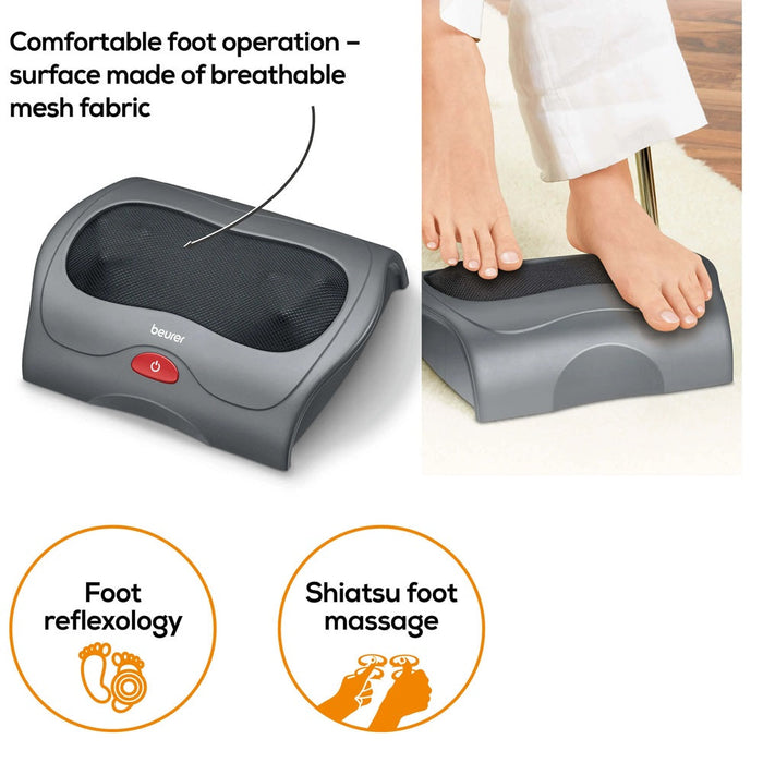 Beurer FM 39 Foot Massager: Shiatsu Massage with Optional Heat Function