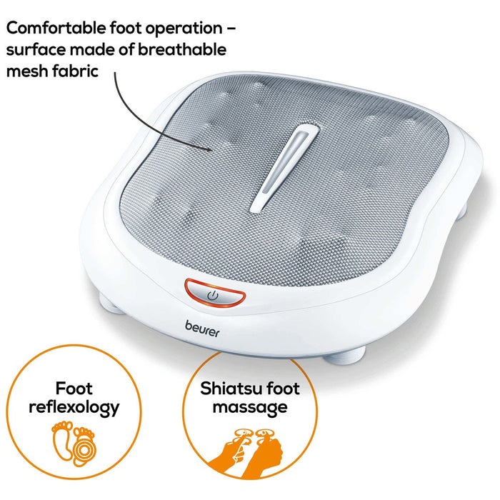 Beurer FM 60 Shiatsu Foot Massager - Soothing & Circulation Boosting with Heat Function