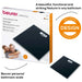 Beurer Bathroom Scale GS 10 Black Glass: Compact, Space-Saving Design. 180kg Capacity