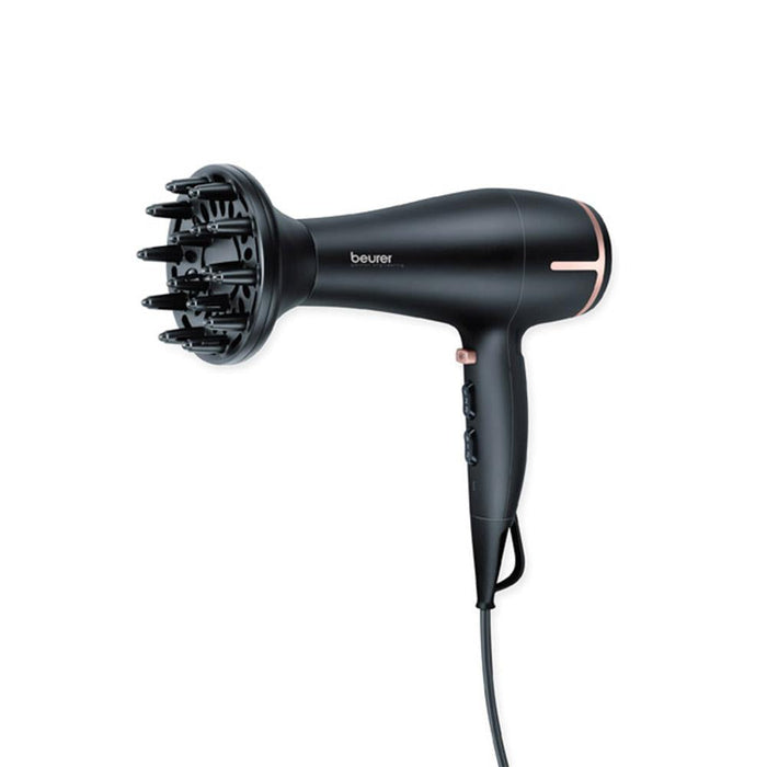 Beurer HC 60 Hair Dryer: Eco Friendly Touch Control Technology, Ion Function, 1400-2000W