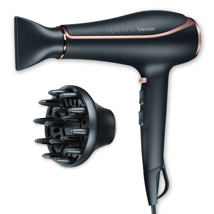 Beurer HC 80 Hair Dryer: Fast Drying, Triple Ionic Function, Variable Heat & Speed