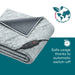 Beurer Electric Blanket: Cosy & Eco-Friendly Heated Throw HD 75 NORDIC GP in GREY 180 x 130cm