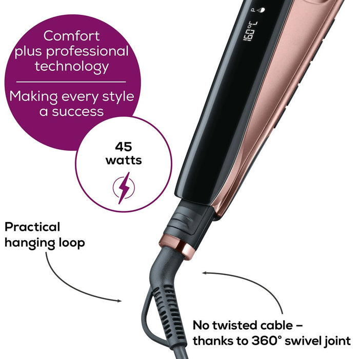 Beurer Hair Straightener HS 80 Titanium Coated & Triple Ionic