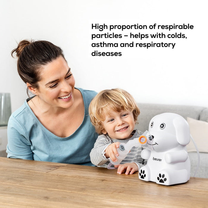 Beurer Nebuliser for Children in Child-Friendly Dog Shape Design IH 24 KIDS