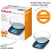 Beurer KS 25 Kitchen Scale: Weigh from 1g to 3Kg, Dishwasher-Safe 1.2L Bowl