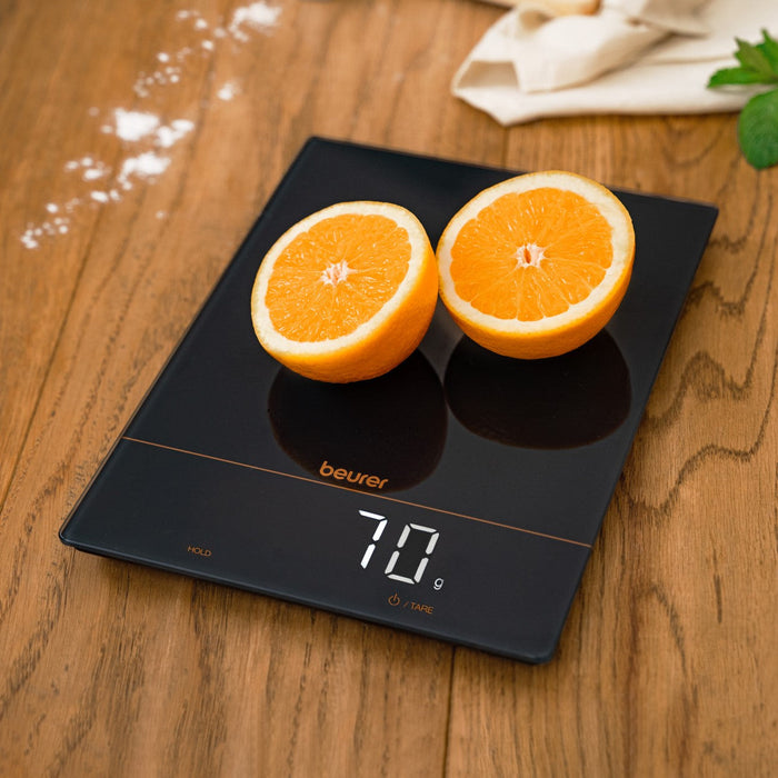 Beurer KS 34 Precise XL Digital Kitchen Scale 15kg Capacity - Limited Black & Bronze Edition