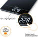 Beurer KS 34 Digital Glass Kitchen Scale: XL 15kg Weight Capacity. 1g Increments. Large LED Display