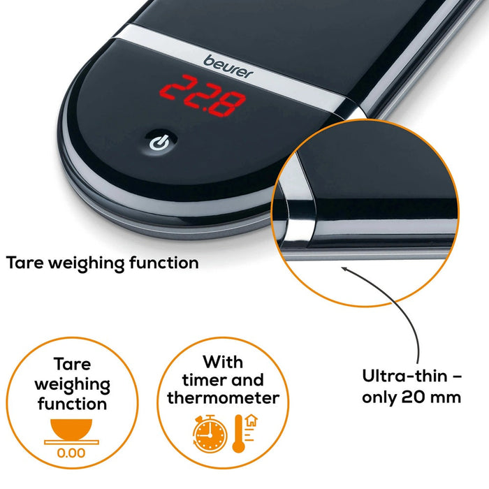 Beurer Precision Kitchen Scale for Spices, Powders, Pigment from 0.1g KS 36