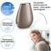 Beurer Germany LB 37: 2-in-1 Air Humidifier & Optional Aroma Diffuser for All Rooms Up To 20m2 - Toffee Colour