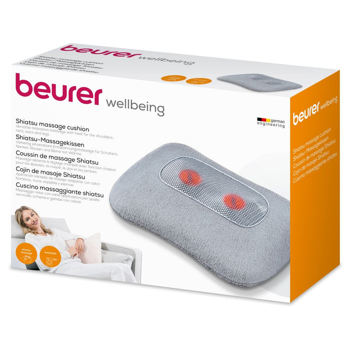 Beurer MG 145 Massage Cushion: Relaxing Shiatsu Back, Neck or Legs Massage