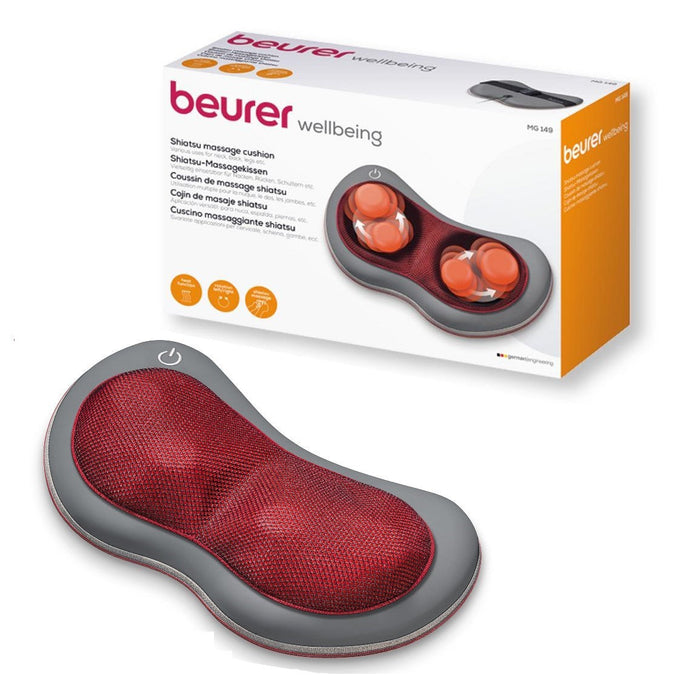 Beurer MG 149 Shiatsu Massage Cushion for Back, Neck & Legs: Relax & Relieve Tension