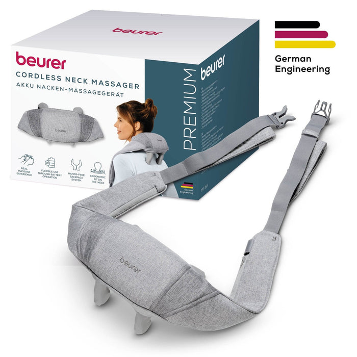 Beurer Germany MG 154 Neck Massager: USB Rechargeable. Optional Heat Function