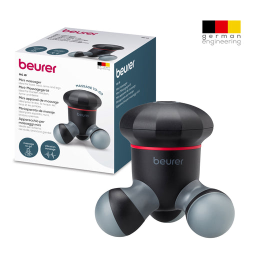 Beurer Massager: On-the-Go Mini Massager for Back, Neck, Arms & Legs MG 18