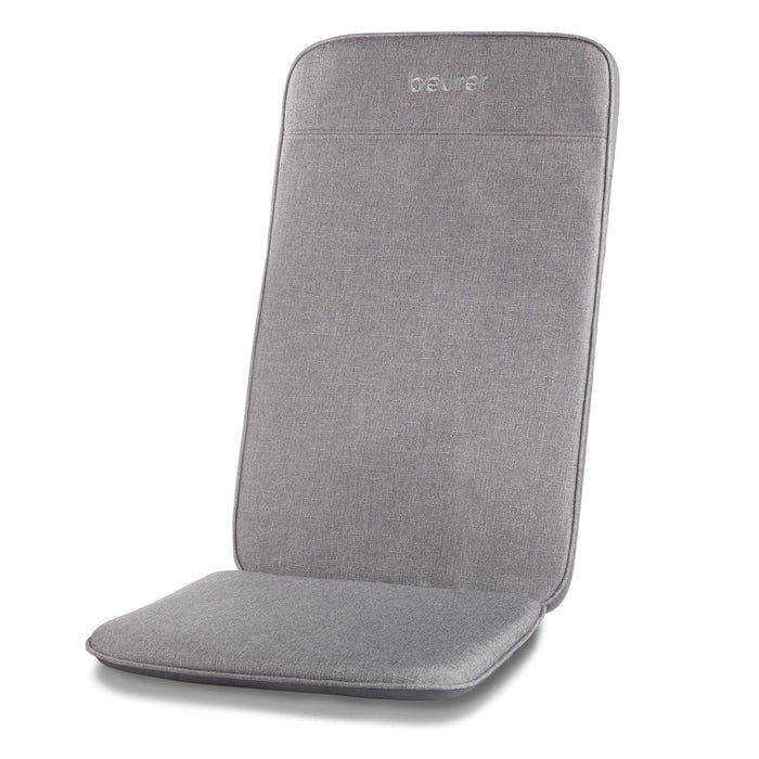 Beurer Massage Seat Cover: Full Back Shiatsu Massage, Easy-To-Use MG 202 Grey