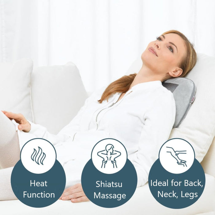 Beurer MG 145 Massage Cushion: Relaxing Shiatsu Back, Neck or Legs Massage