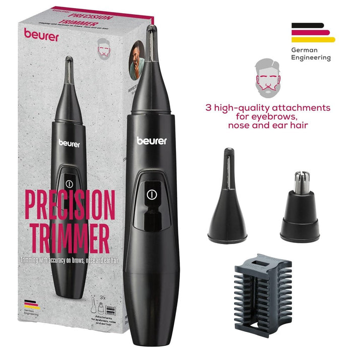 Beurer Precision Trimmer: Trim & Shape Eyebrows, Nose & Ear Hair MN2X