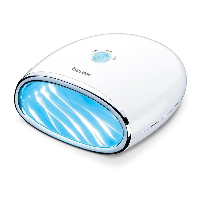 Beurer Nail Dryer for UV & LED Nail Gels: 18 LED Lights, 3x Timer Settings MP 48