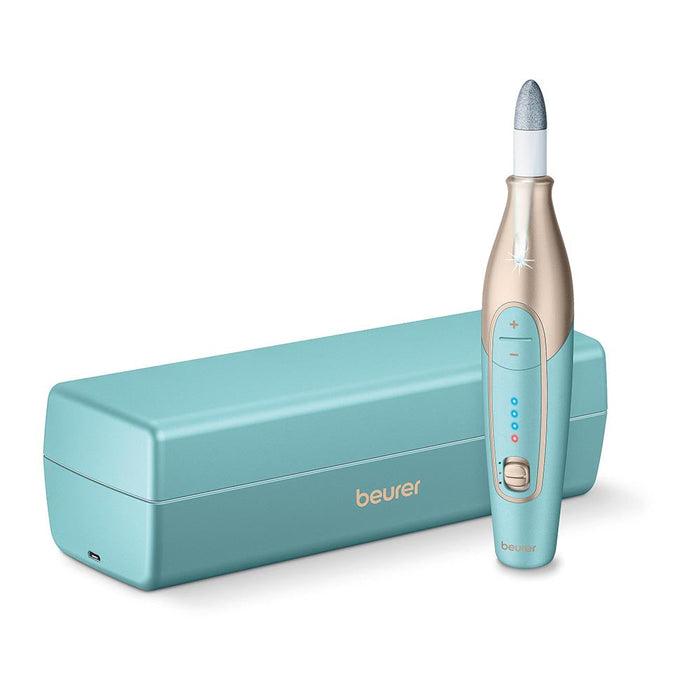 Beurer MP 84 Rechargeable Manicure & Pedicure Set - Turquoise & Gold