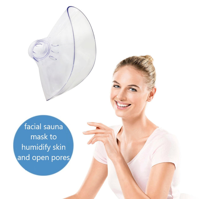 Beurer SI 40 Steam Vaporiser 2-in-1: Aroma Mask Eases Colds, Allergies / Facial Mask Hydrates Facial Skin, Opens Pores