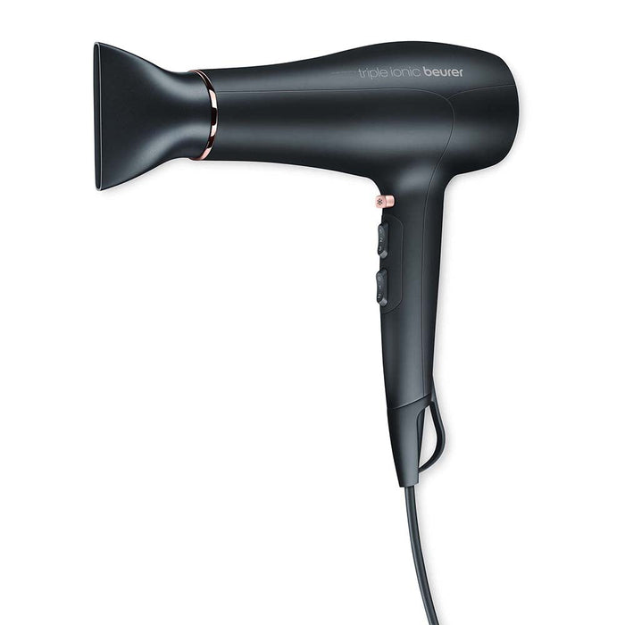 Beurer Hair Dryer with Diffuser, Nozzle, Ion Function & 2200W Power. Award Winning HC 50