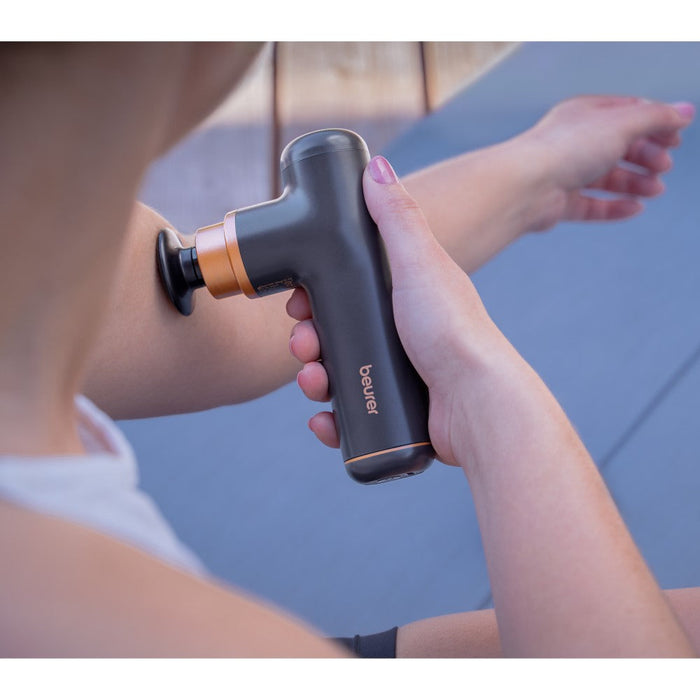 Beurer MG 79 Travel Massage Gun - Powerful Trigger-Point Massage - Limited Black & Bronze Edition