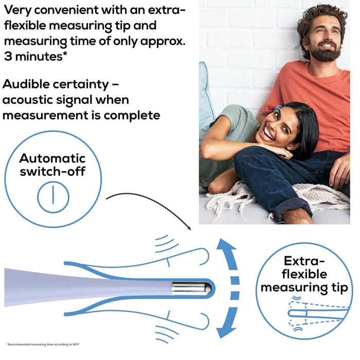 Beurer Basal Thermometer OT 20 for Pregnancy Planning or Cycle Tracking